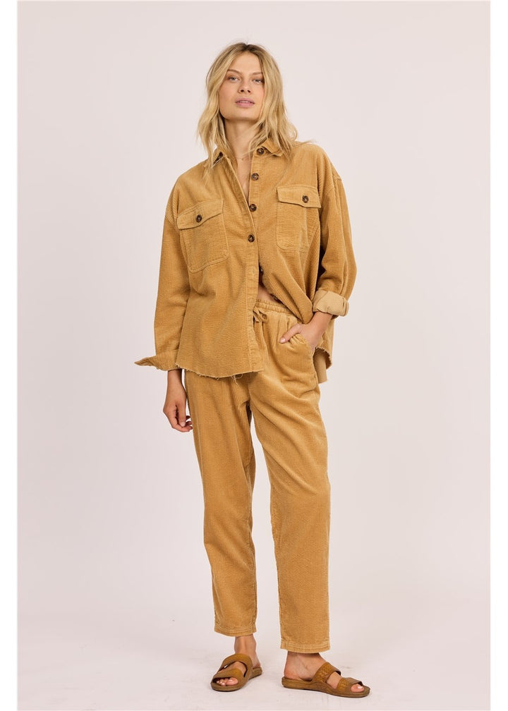 Sisstr After Hours Cord Shacket - sisstrevolution.co.uk