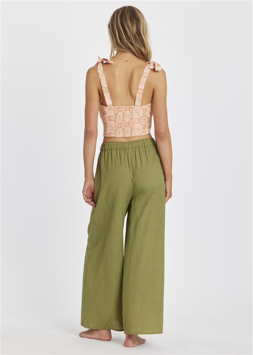 Sisstr Always Golden Woven Tank - sisstrevolution.co.uk