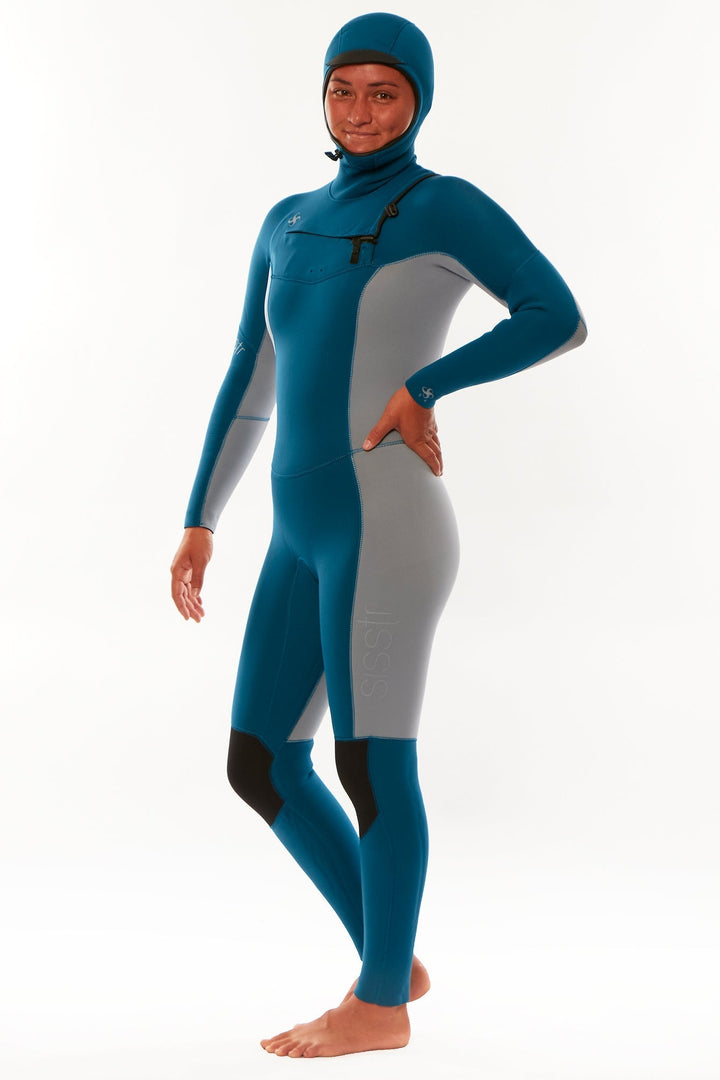 Sisstr My seas 5/4 Hooded Chest Zip Full Wetsuits - sisstrevolution.co.uk