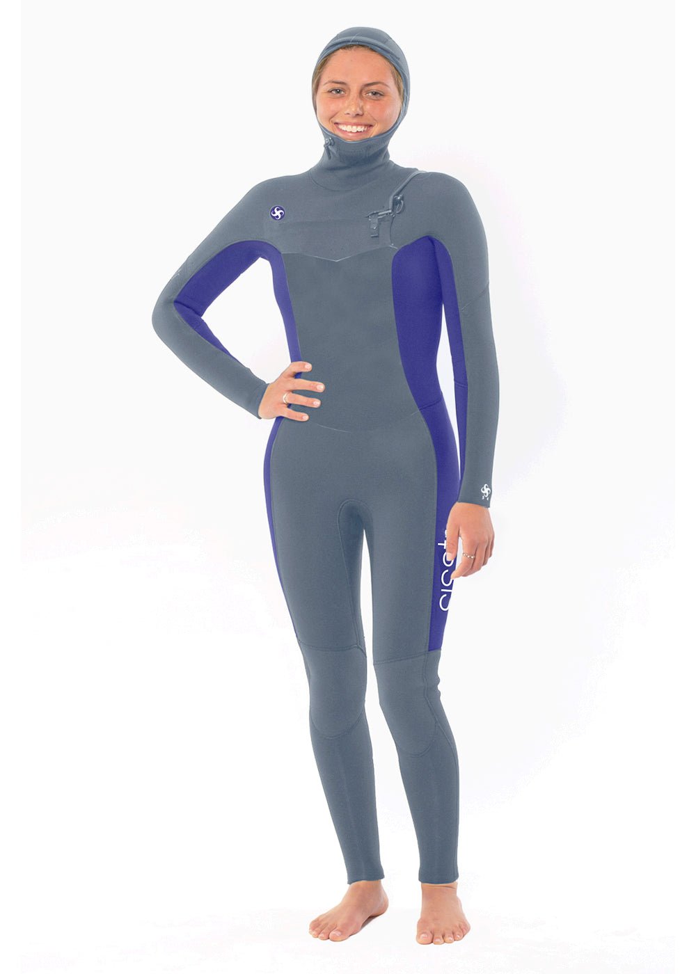 Sisstr My seas 5/4 Hooded Chest Zip Full Wetsuits - sisstrevolution.co.uk