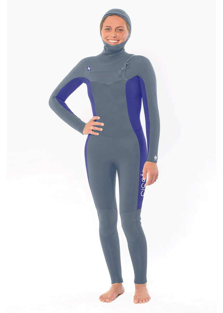 Sisstr My seas 5/4 Hooded Chest Zip Full Wetsuits - sisstrevolution.co.uk