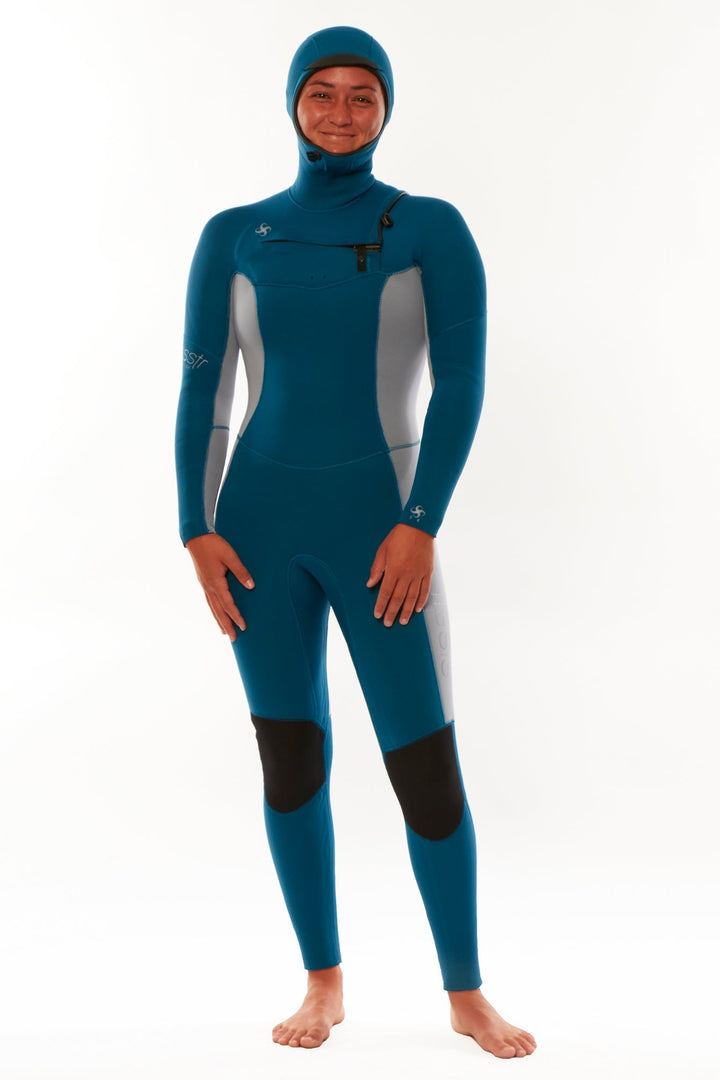 Sisstr My seas 5/4 Hooded Chest Zip Full Wetsuits - sisstrevolution.co.uk