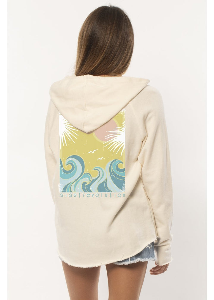 Sisstr Swirl Ls Fleece Hoodie - sisstrevolution.co.uk