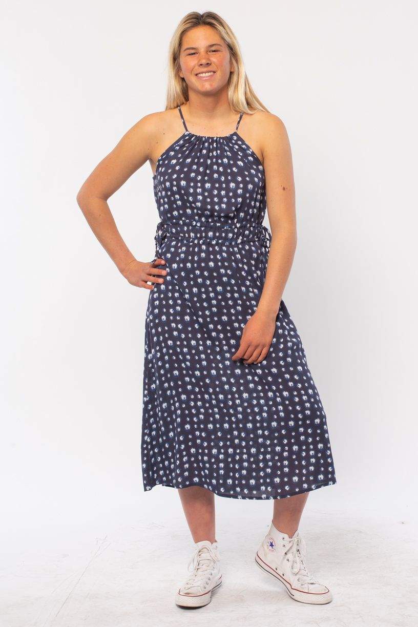 Sisstrevolution Cape Code Wvn Midi Dress - sisstrevolution.co.uk