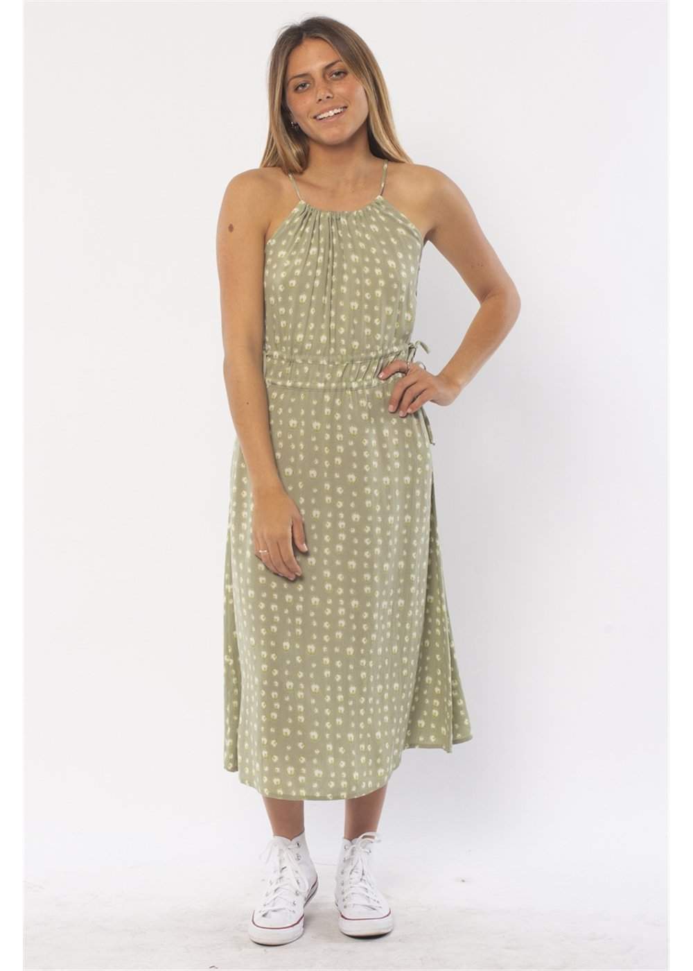 Sisstrevolution Cape Code Wvn Midi Dress - sisstrevolution.co.uk