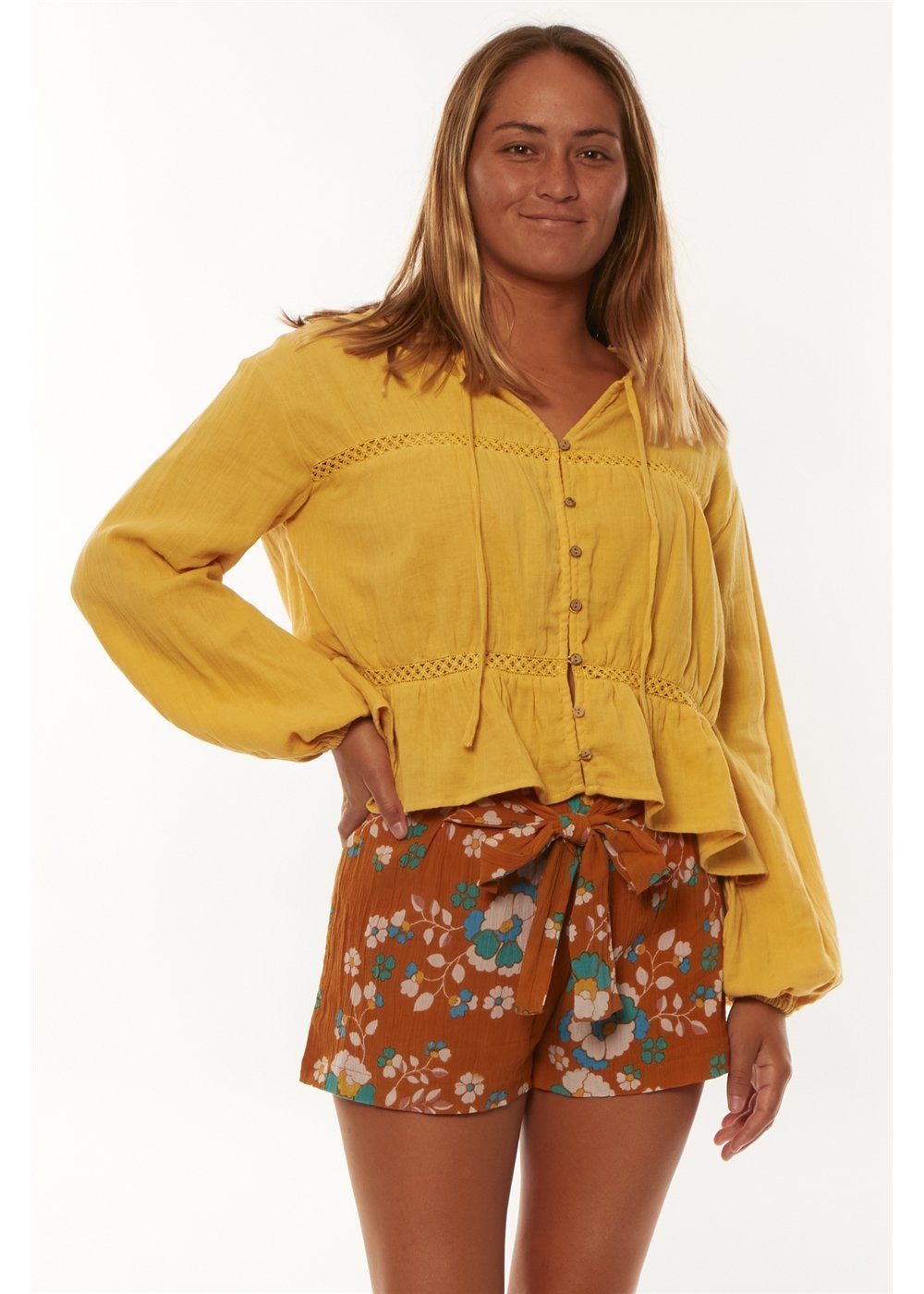 Sisstrevolution Citrus woven top - sisstrevolution.co.uk