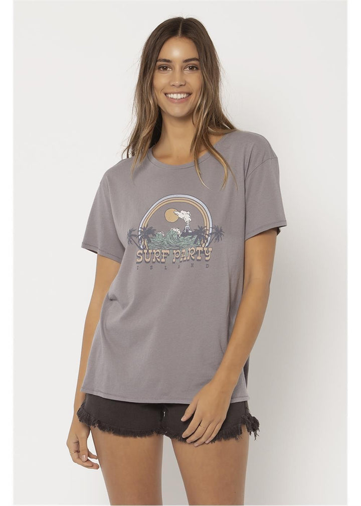 Sisstrevolution Island Party S/S Knit Tee - sisstrevolution.co.uk