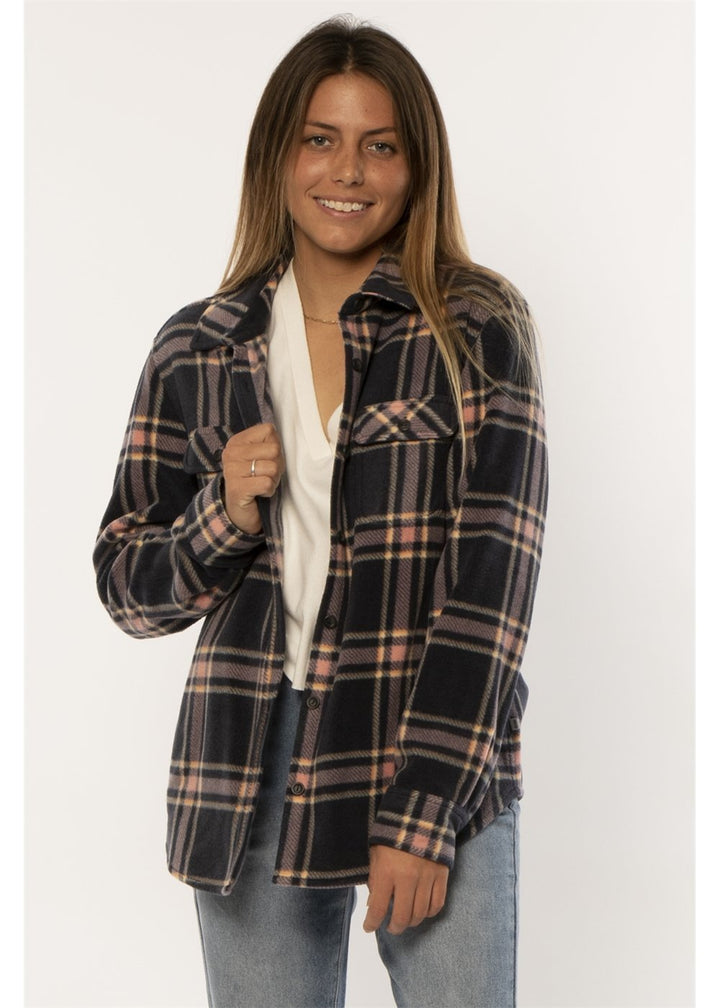 Sisstrevolution Nights Ls Wvn Fleece Top - sisstrevolution.co.uk