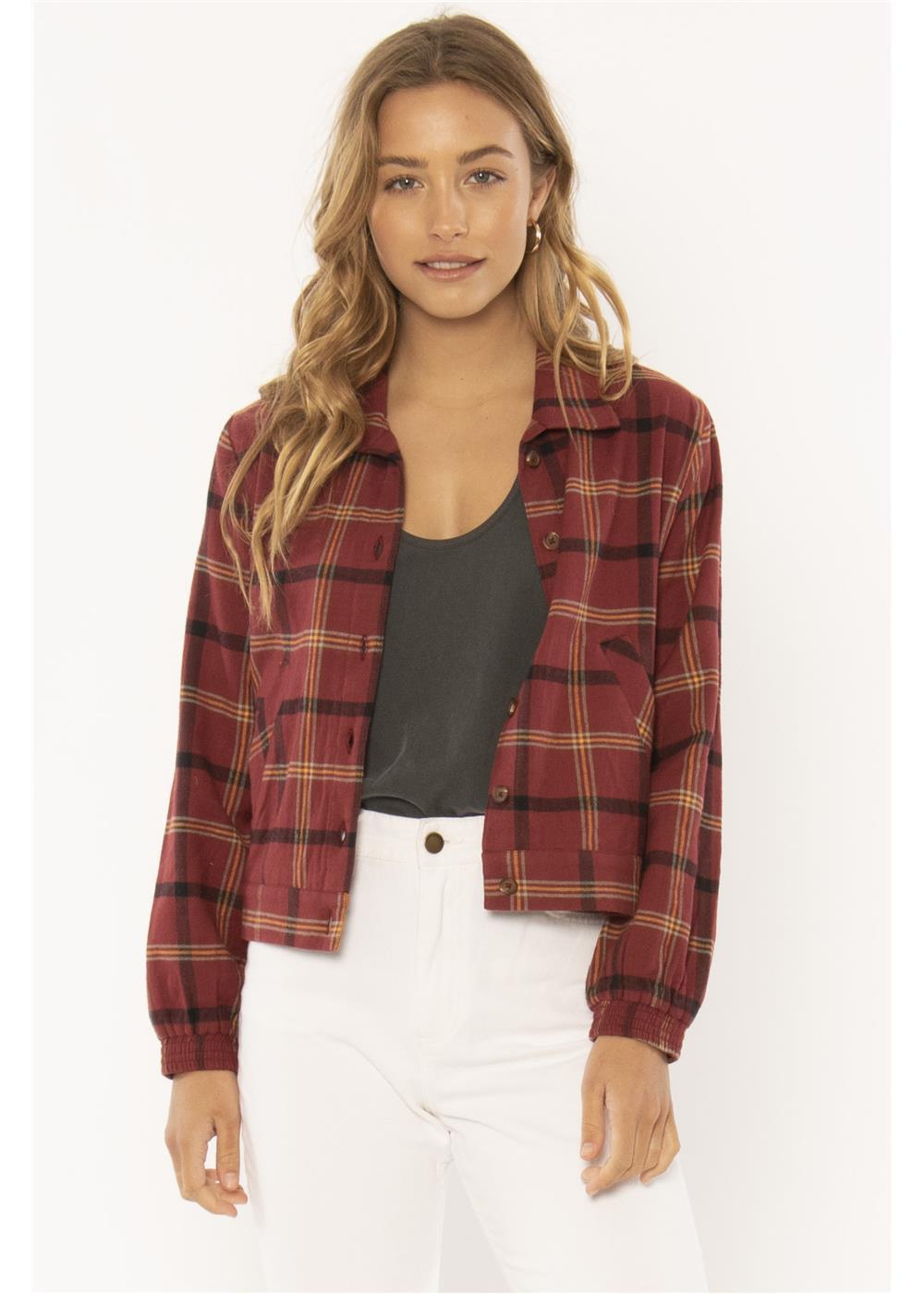 Sisstrevolution Plaid Lovin Jacket - sisstrevolution.co.uk