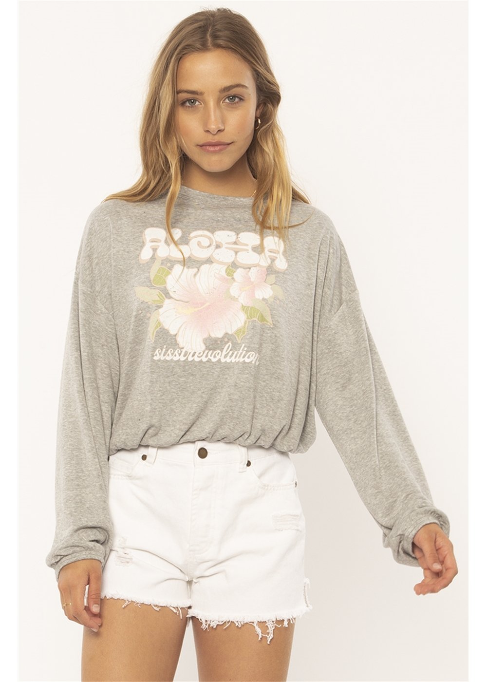 Sisstrevolution Surf check knit top - sisstrevolution.co.uk