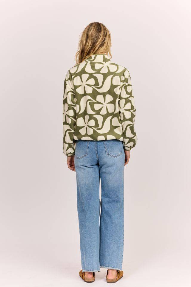 Sisstrevolution Waves in Bloom Fleece - sisstrevolution.co.uk